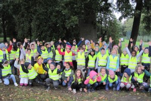 Sicherheitswesten für die Erstklässler